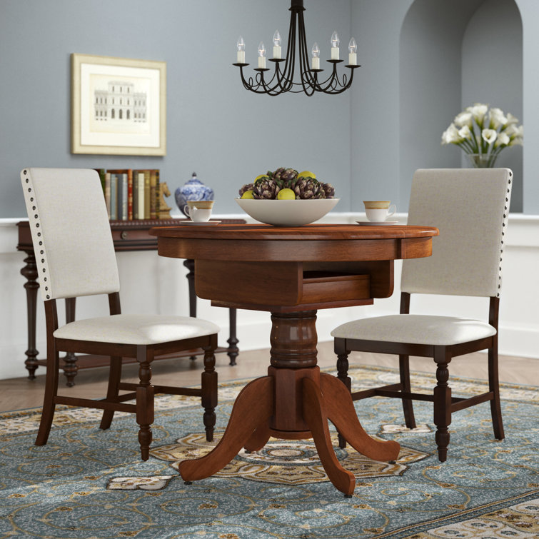 Three Posts Cromwell Butterfly Leaf Pedestal Dining Table & Reviews